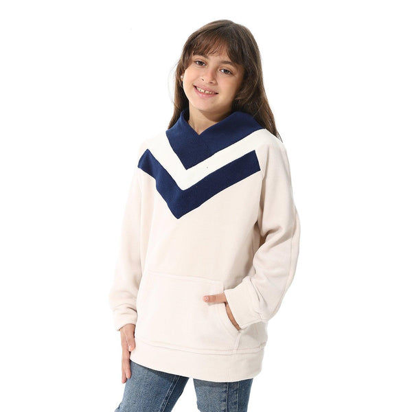 Girls’ Hoodie with Front Pockets