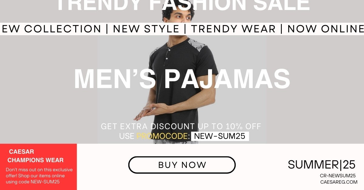 caesar men's pajama- comfort home wear on Egypt - Caesar egypt 