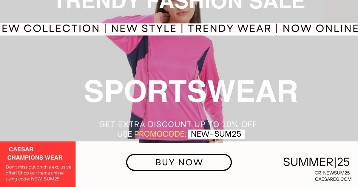 Women’s activewear set by Caesar – breathable and modest gymwear made in Egypt Arabic: طقم رياضي حريمي من Caesar – لبس محتشم ومريح للرياضة صنع في مصر