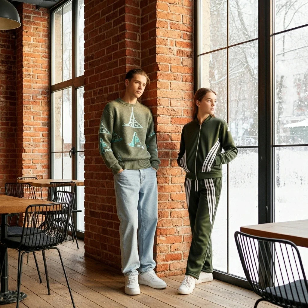 Boy & girl wool pullover