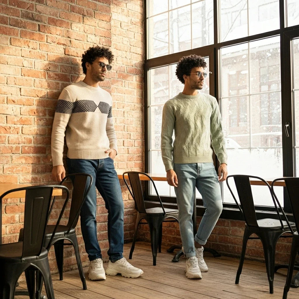 Caesar Wool Pullovers for men