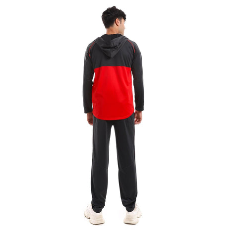 Caesar Hoodie with Pants Training Suit -multicolor