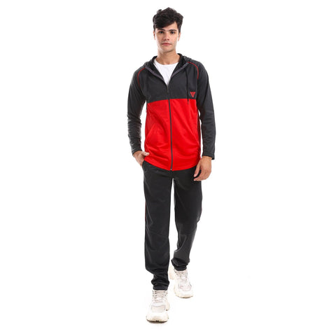 Caesar Hoodie with Pants Training Suit -multicolor