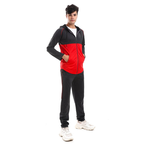 Caesar Hoodie with Pants Training Suit -multicolor