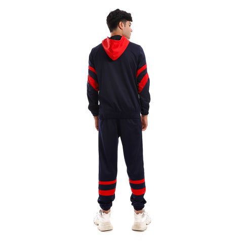 Caesar Hoodie with Pants Training Suit -multicolor