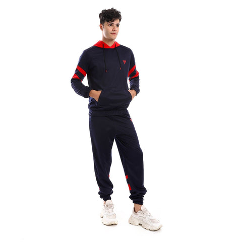 Caesar Hoodie with Pants Training Suit -multicolor