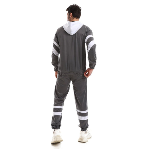 Caesar Hoodie with Pants Training Suit -multicolor