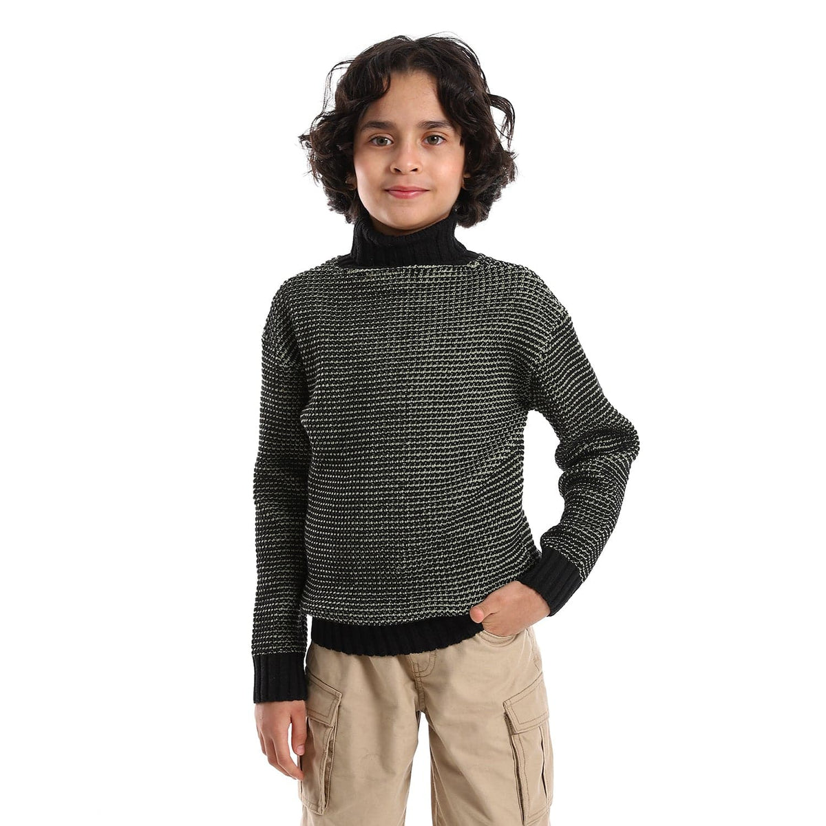 Boys pullover wool with multi design