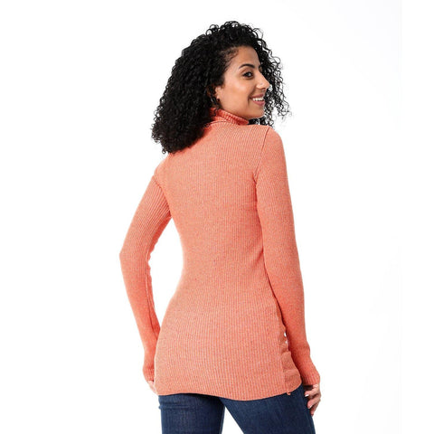 womens high neck wool shirt