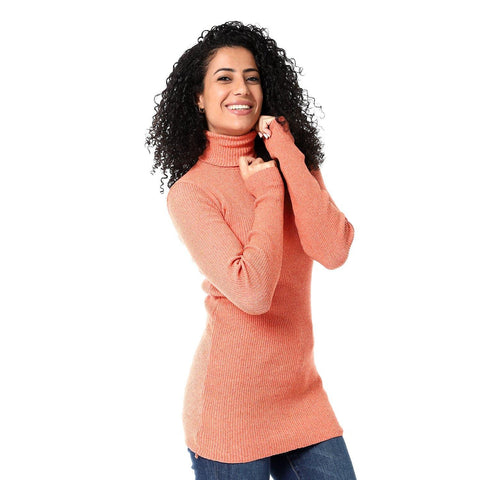 womens high neck wool shirt