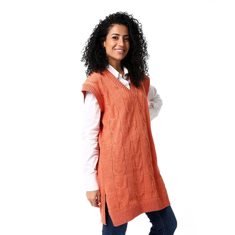 womens wool long vest