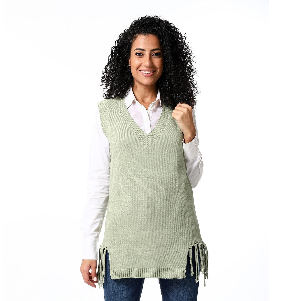 womens wool vest