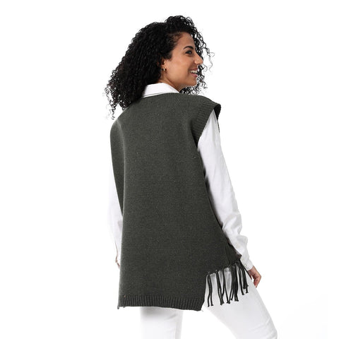 womens wool vest