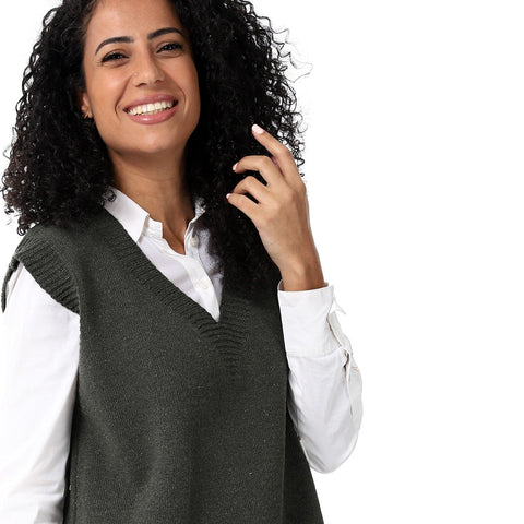 womens wool vest