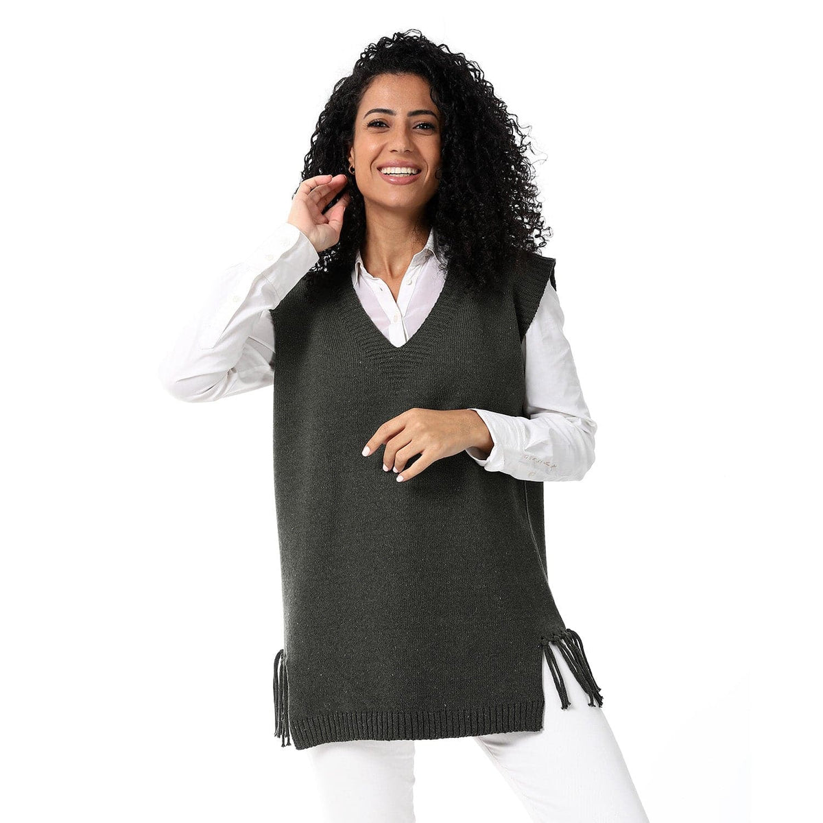 womens wool vest