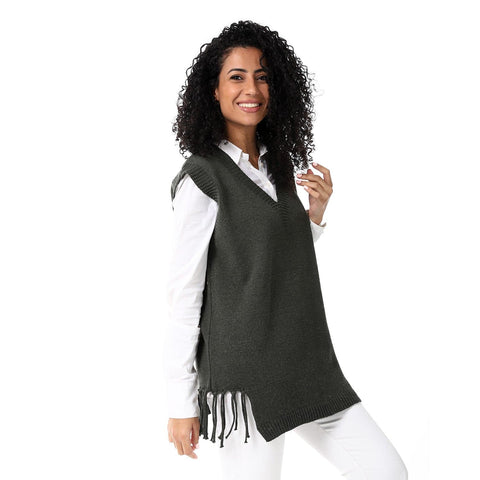 womens wool vest