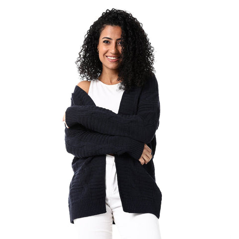 womens wool open cardigan