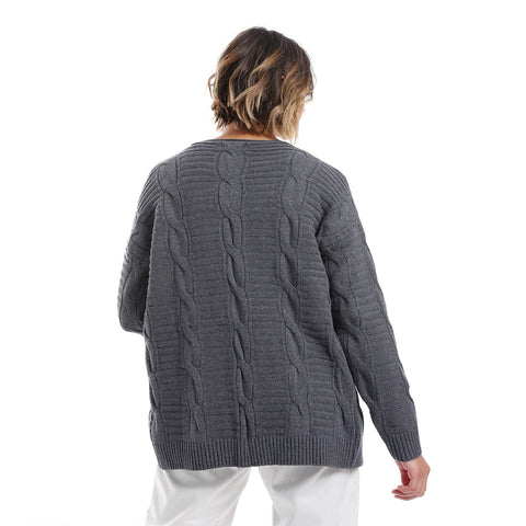 womens wool open cardigan