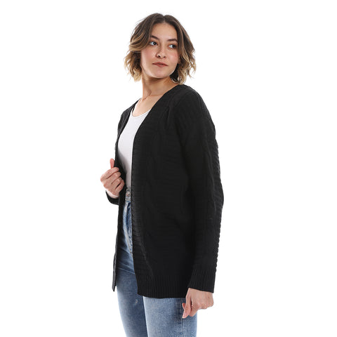 womens wool open cardigan