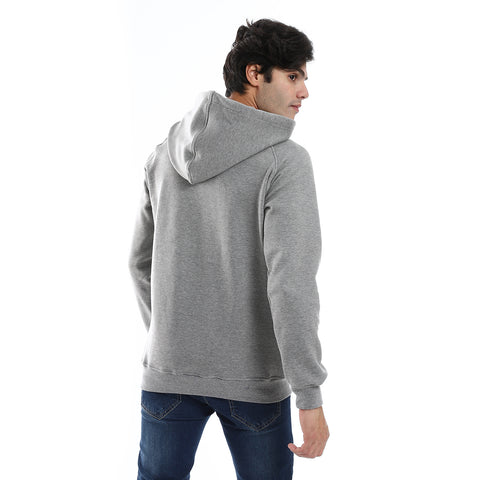 Mens Front Pockets Zipped Hoodie