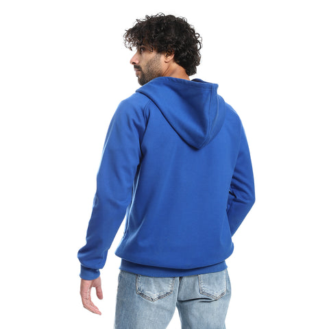 Mens Front Pockets Zipped Hoodie