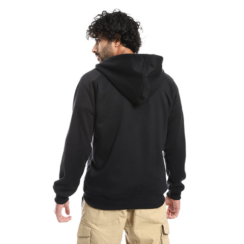 Mens Front Pockets Zipped Hoodie