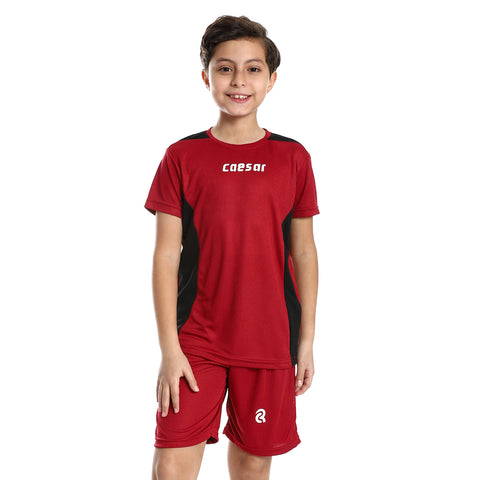 Boys Sport T-Shirt With Short Set-multicolour