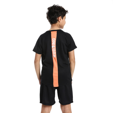 Boys Sport T-Shirt with Short Set multicolor