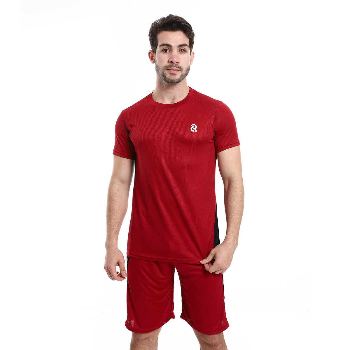 Sport T-Shirt With Short Set-multicolour