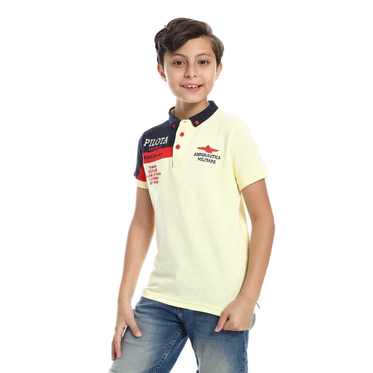 Boys Collared Neck Polo T-Shirts