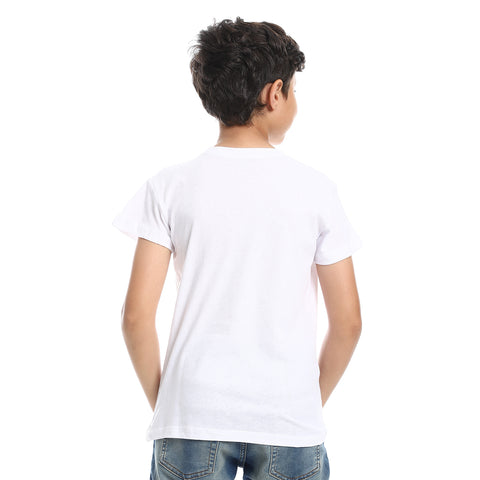 Boys T-shirt Round with short sleeves