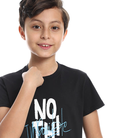 Boys T-shirt Round with short sleeves