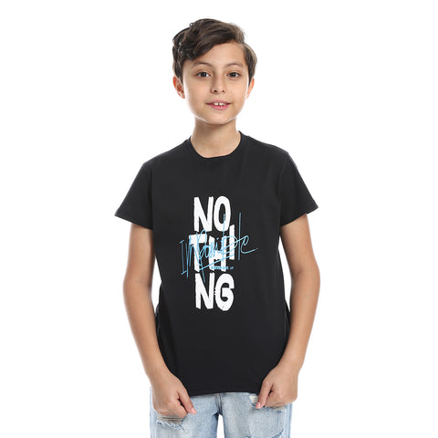 Boys T-shirt Round with short sleeves