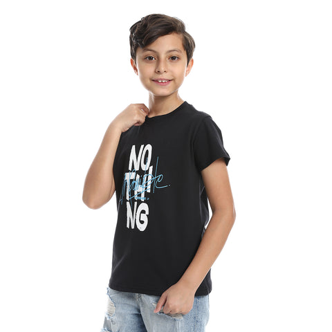 Boys T-shirt Round with short sleeves