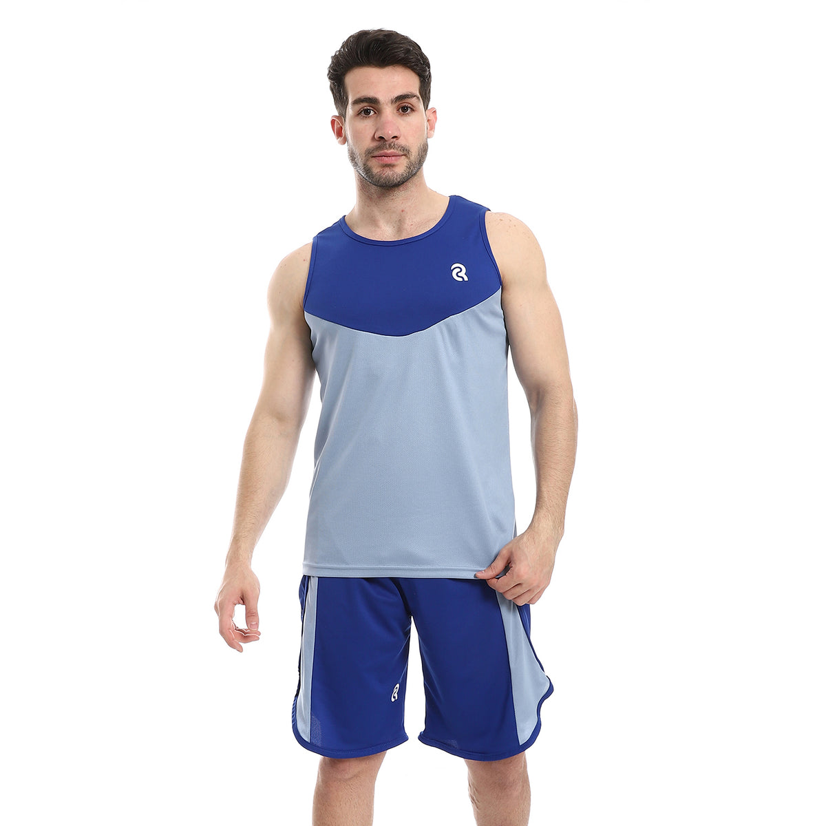 Sport- T Shirt With Short Set-multicolour