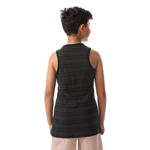 Front stripped Sportive Tank Top