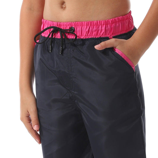 Boy's swimming shorts with side pockets-شورت بحر أولادي بجيوب جانبيه 