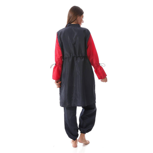 مايوه بوركيني للمحجبات حريمي من  قطعتين-burkini swimwear  