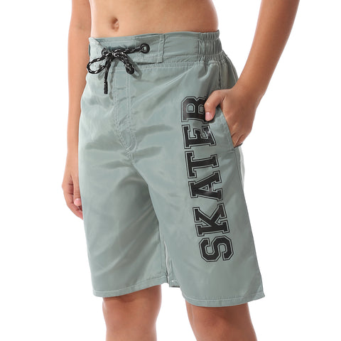 Boy's printed swimming shorts