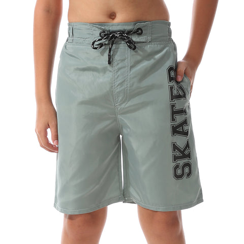 Boy's printed swimming shorts