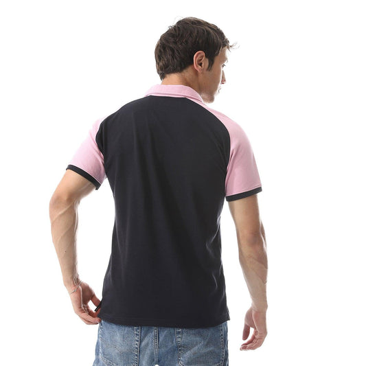 تيشيرت بولو  رجالي رقبه بسوسته - polo t-shirts with half sleeves 