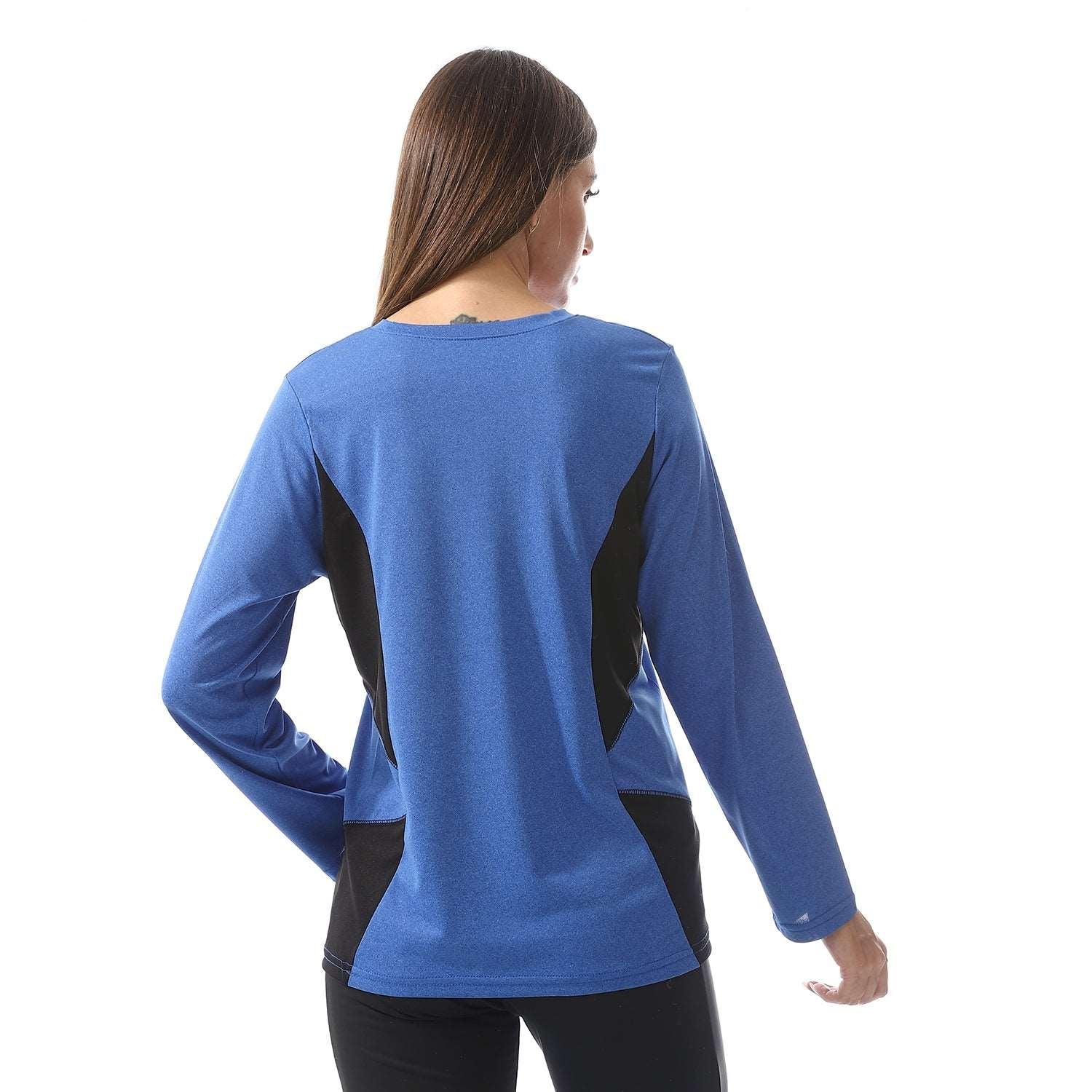 Women's Sport T-Shirt with Long Sleeves and Crew neck