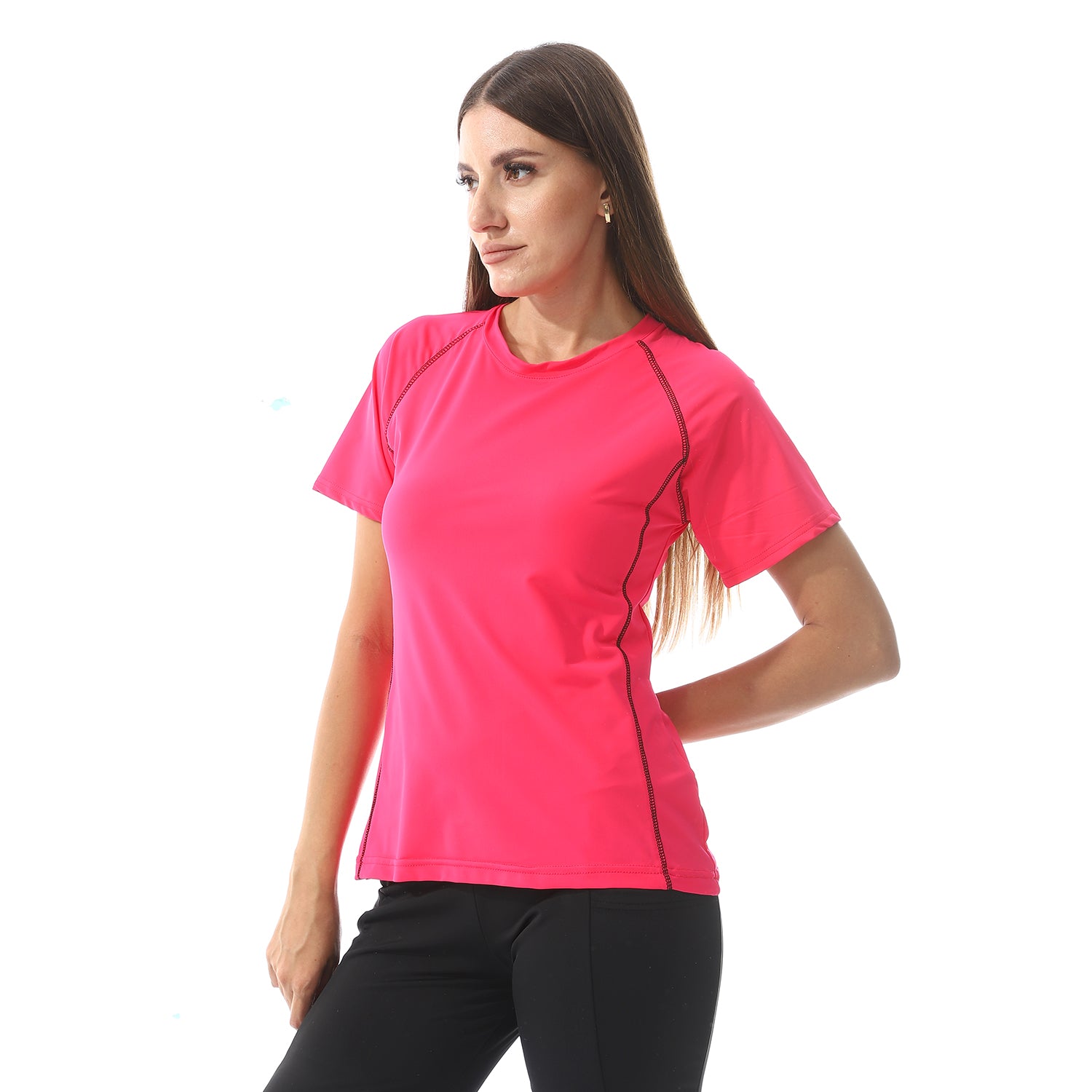 Women's Sports T-Shirt with Half Sleeves cost 165 egp - made in Egypt - sports wear 