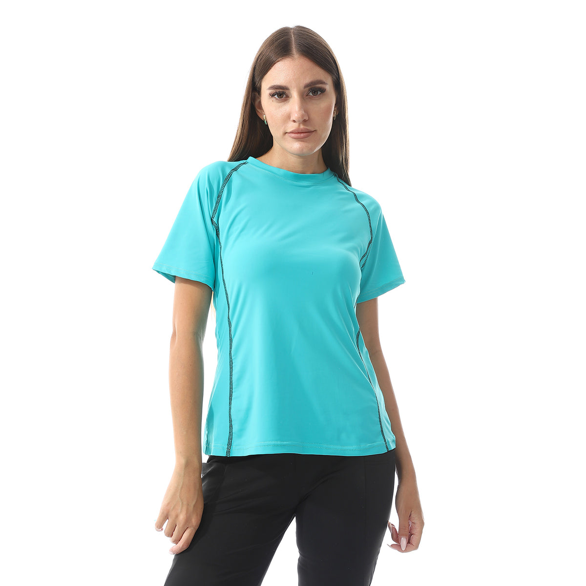 Women's Sports T-Shirt with Half Sleeves cost 165 egp - made in Egypt - sports wear 