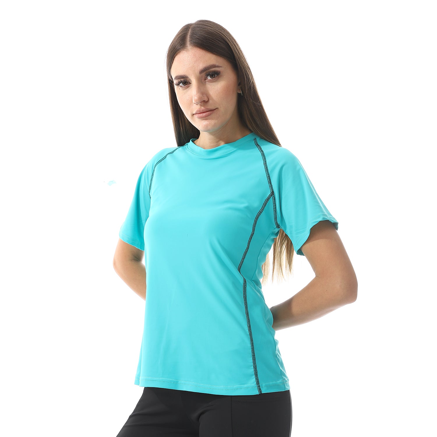 Women's Sports T-Shirt with Half Sleeves cost 165 egp - made in Egypt - sports wear 