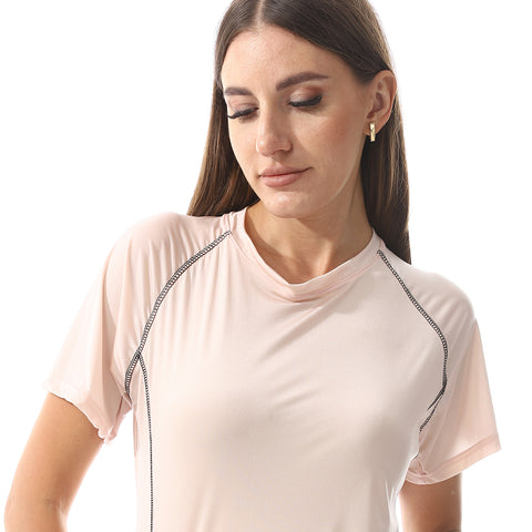 Women Sport T-Shirt With Short Sleeves-simon