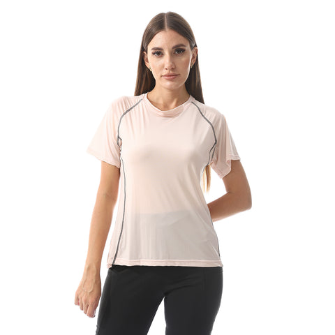 Women Sport T-Shirt With Short Sleeves-simon