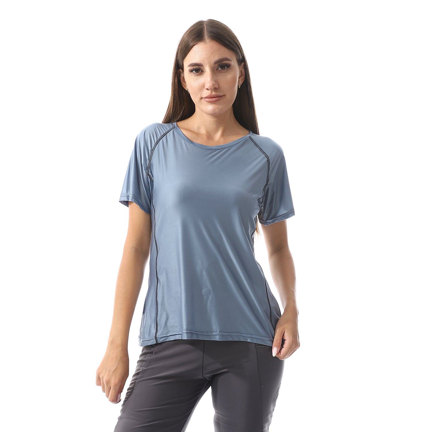 Women's Sports T-Shirt with Half Sleeves cost 165 egp - made in Egypt - sports wear 