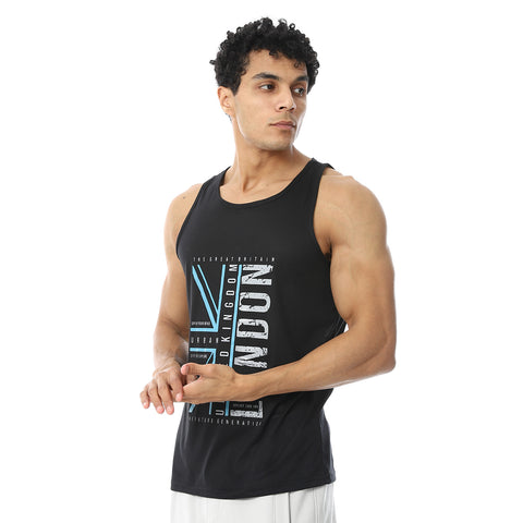 Printed Sportive Tank Top For Mens