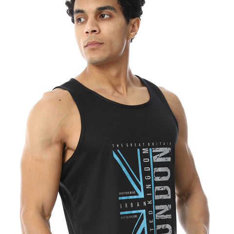 Printed Sportive Tank Top For Mens